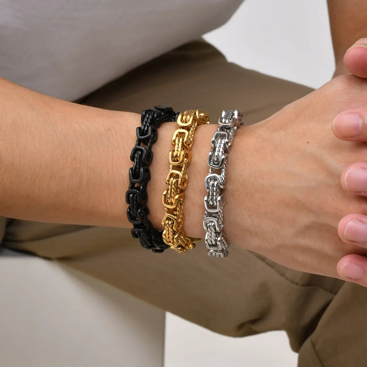 Byzantine Cable-Link Bracelet