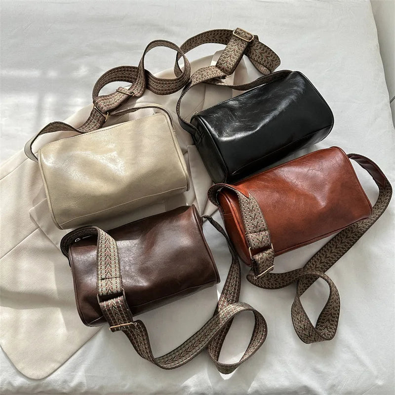 Isabella™ | Vintage PU Leather Boston Handbag