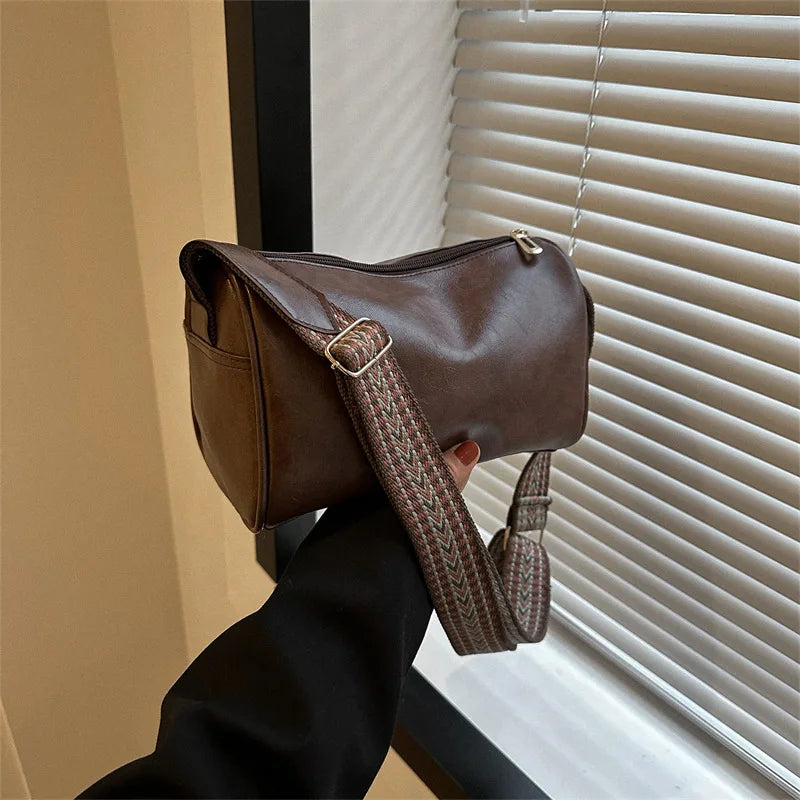 Isabella™ | Vintage PU Leather Boston Handbag
