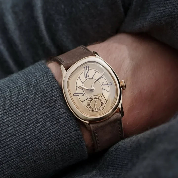 The Halden Curved Dial Timepiece
