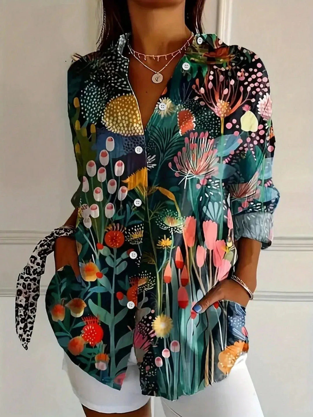 Lila™ | Colorful Pattern Blouse