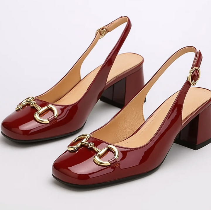 Natalie™ | Gloss Slingback