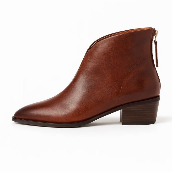 Jessica™ | Leather Ankle Boots