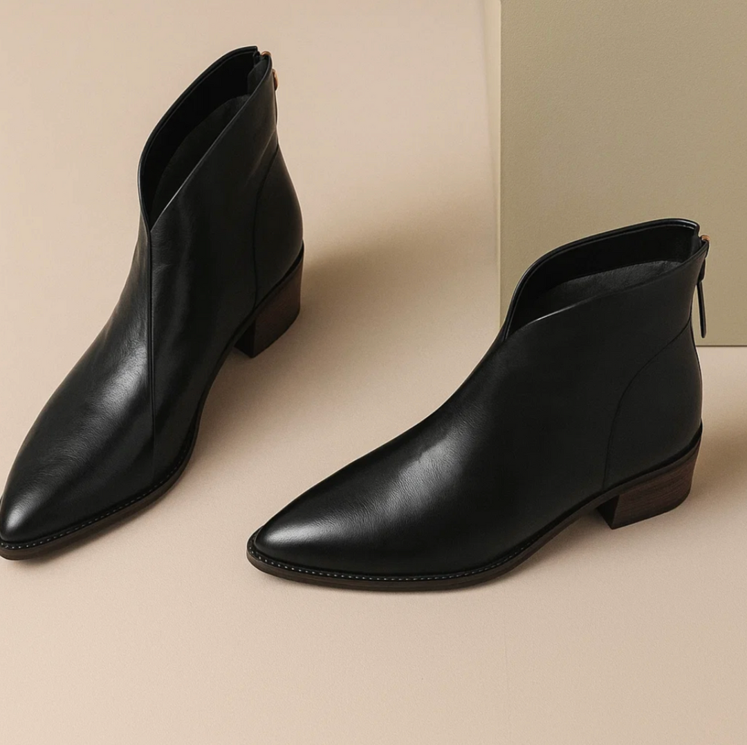 Jessica™ | Leather Ankle Boots
