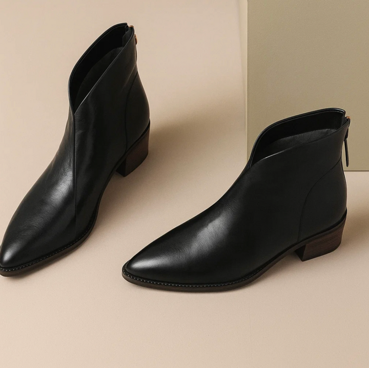 Jessica™ | Leather Ankle Boots