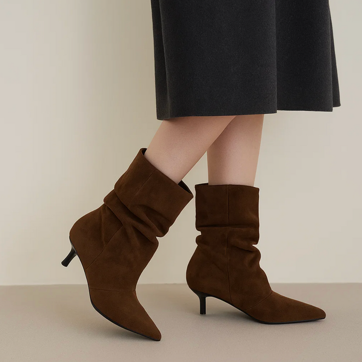 Isabella™ | Velvet Ankle Boots