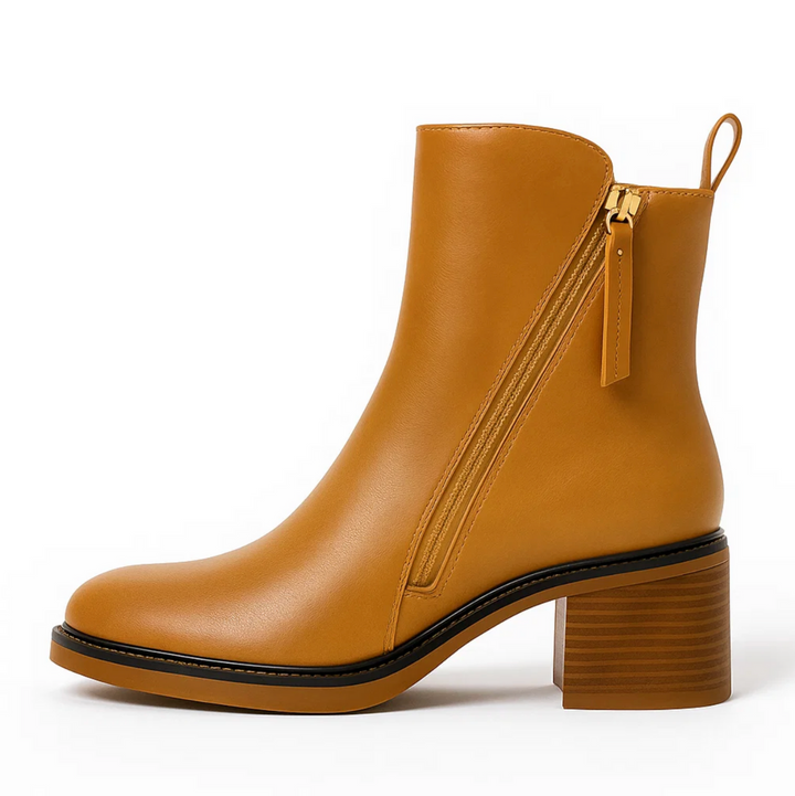 Megan™ | Leather Ankle Boots