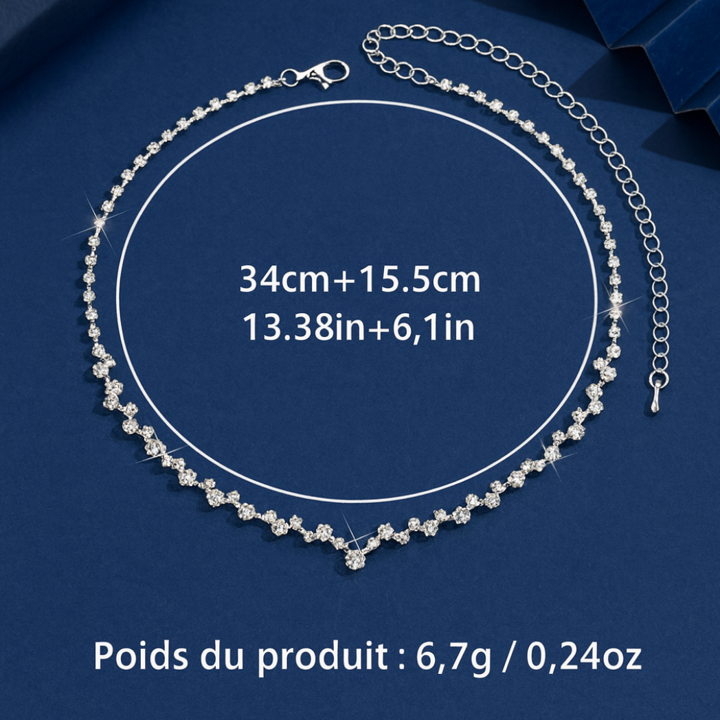 Elegant Diamond Wedding Necklace