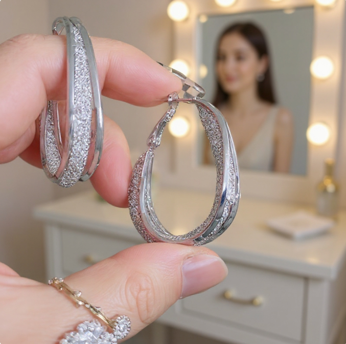 Marguerite™ – Elegant Braided Earrings with Timeless Comfort