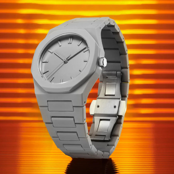 Monochrome Integrated Bracelet Watch