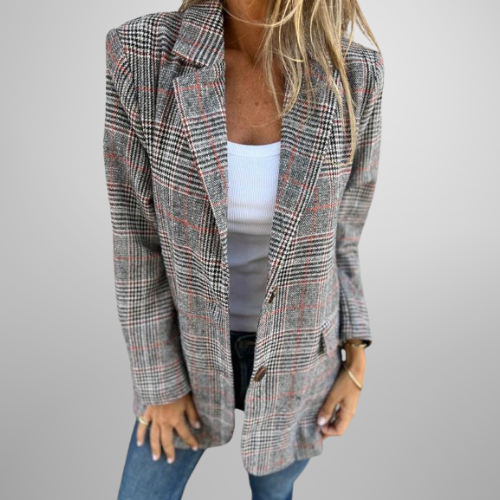 LUCINDA™ - Classic Plaid Blazer