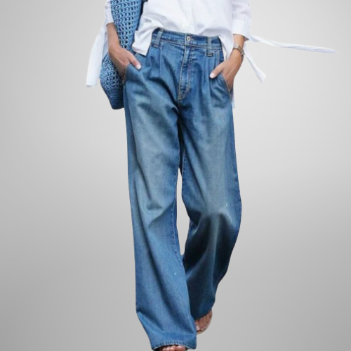 Ava - High-Quality Jeans with Wide Legs