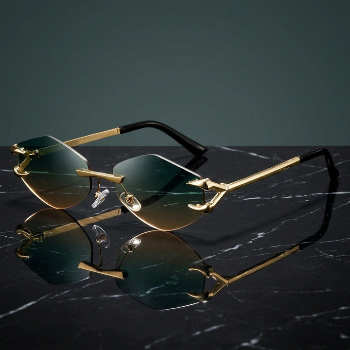 Marquise Rimless Sunglasses