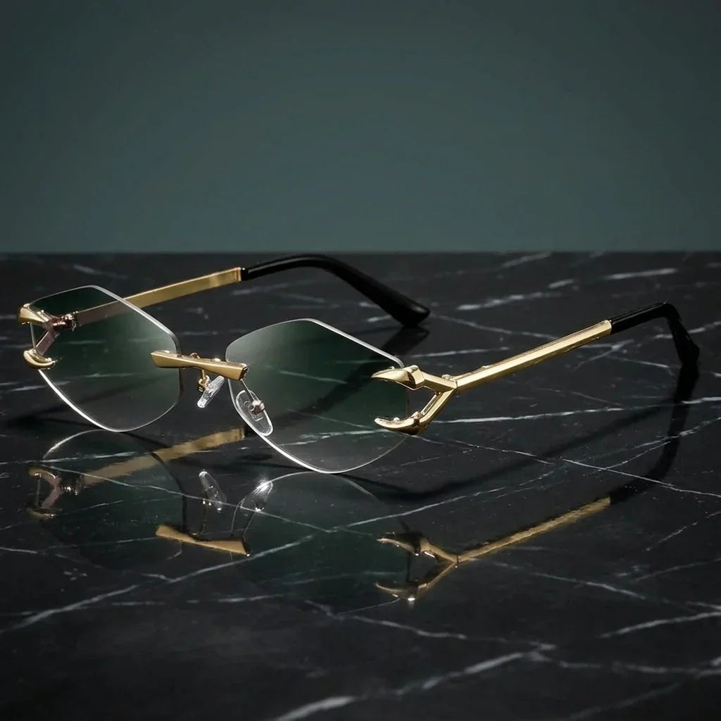 Marquise Rimless Sunglasses