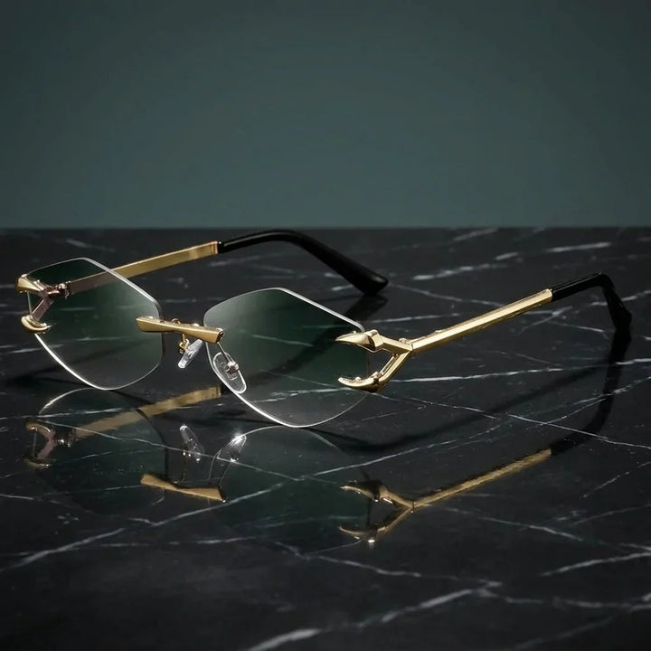 Marquise Rimless Sunglasses