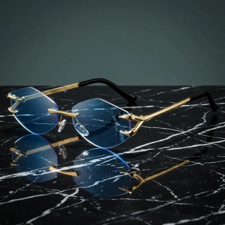 Marquise Rimless Sunglasses