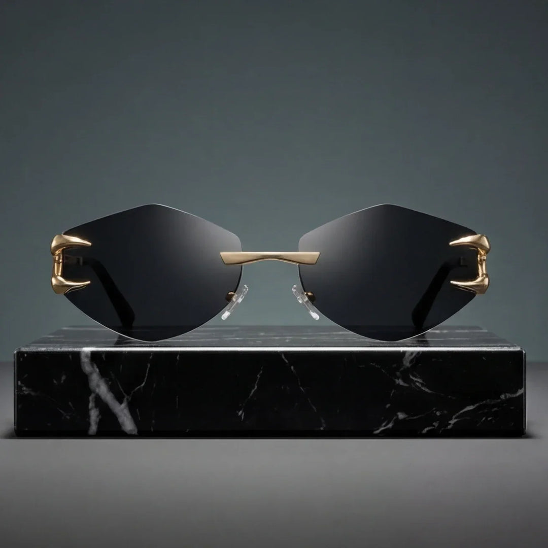 Marquise Rimless Sunglasses
