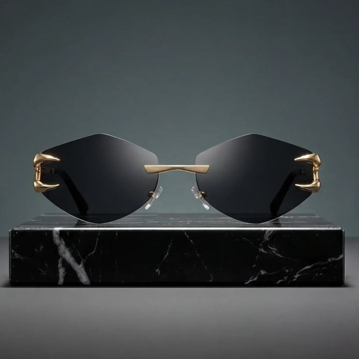 Marquise Rimless Sunglasses