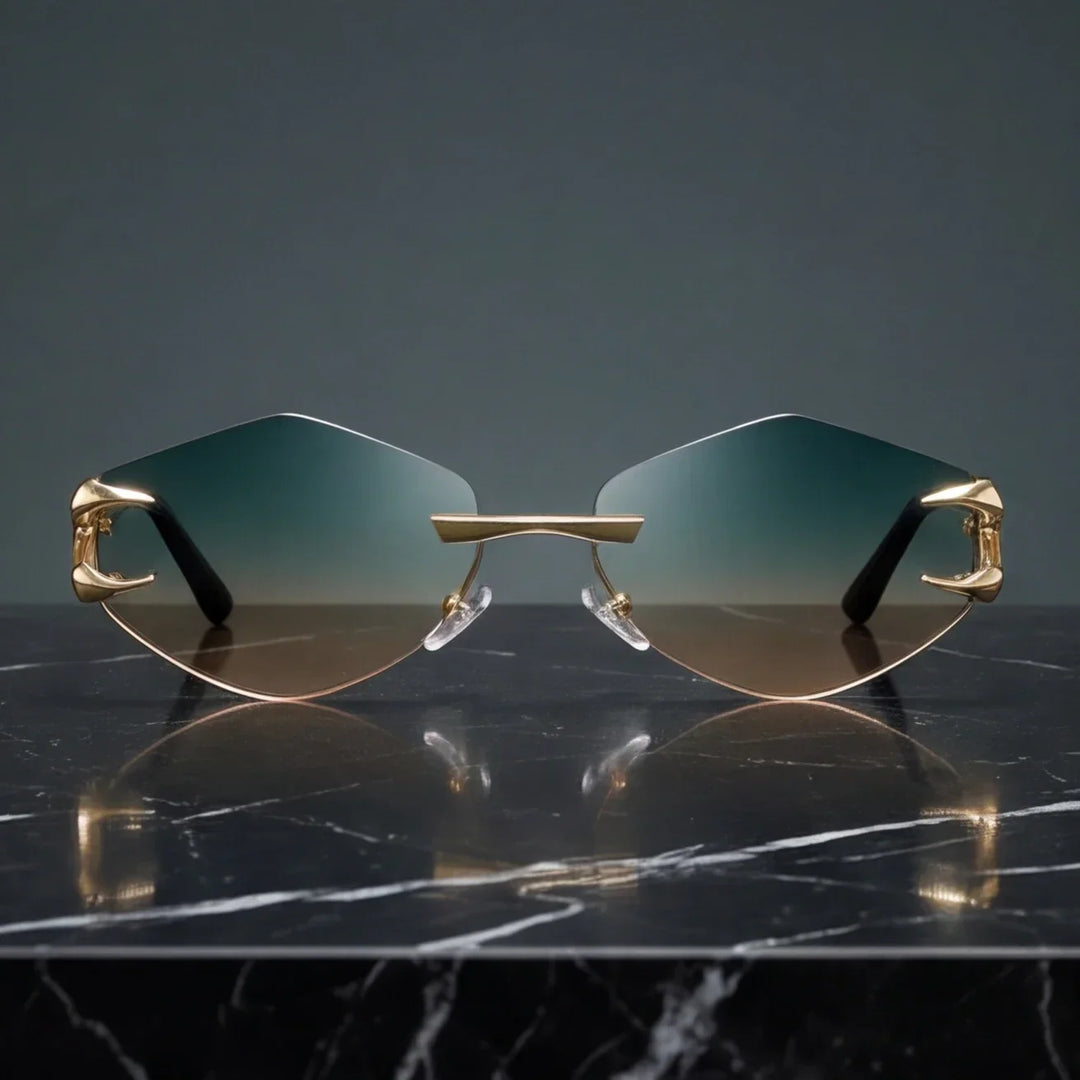 Marquise Rimless Sunglasses