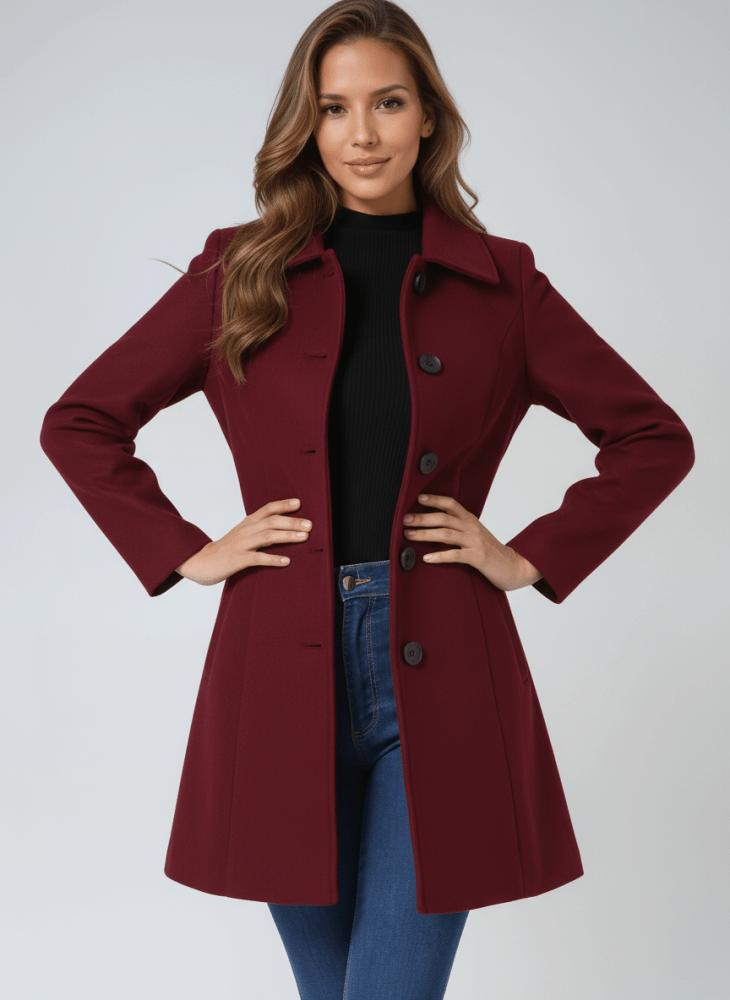 Helena™ | Winter Coat With One Button
