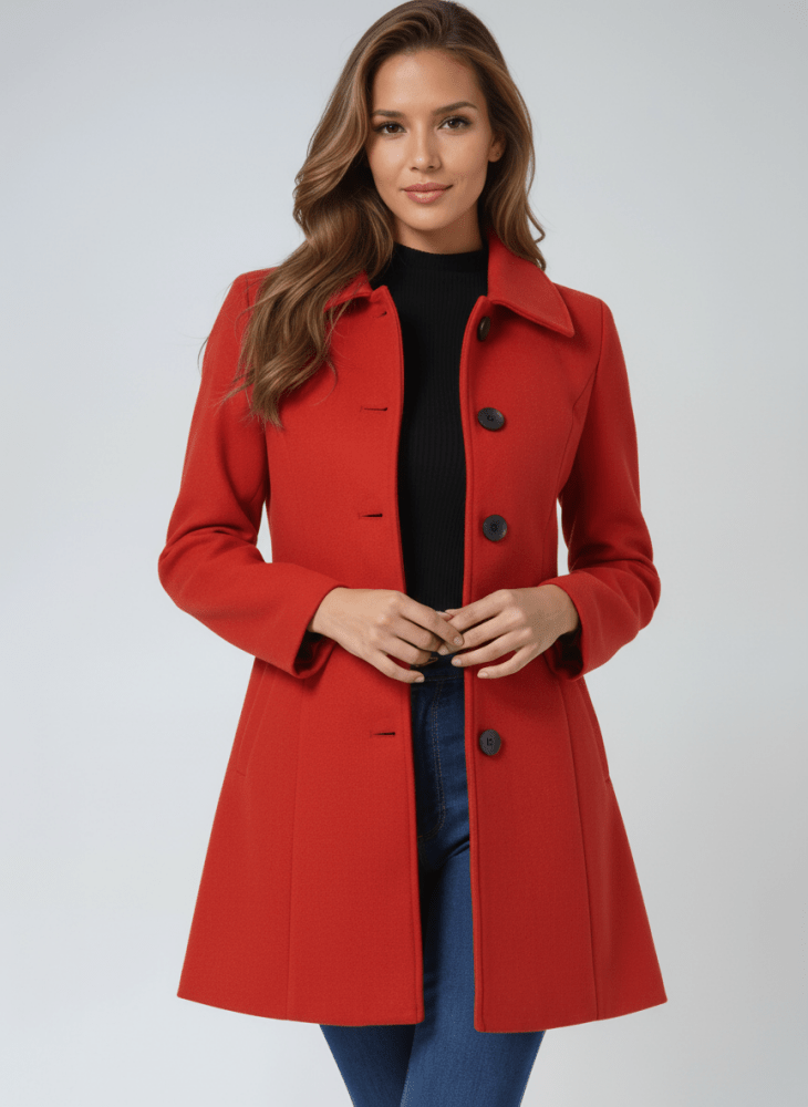 Helena™ | Winter Coat With One Button