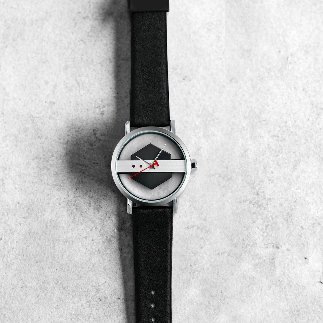 Obsidian Facet Timepiece