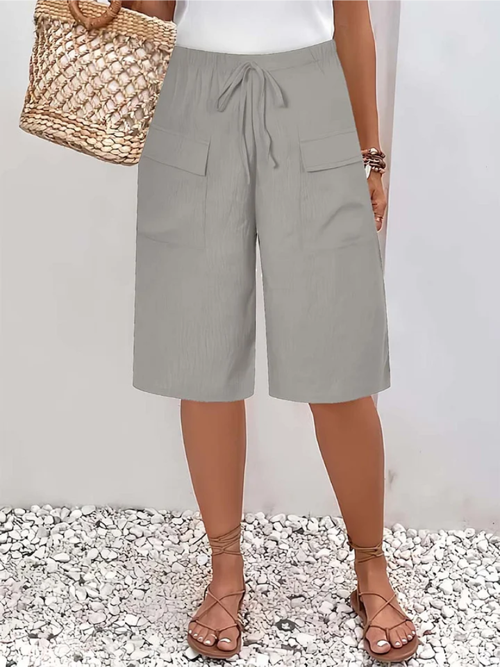 Maya™ | Soft-Touch Drawstring Shorts