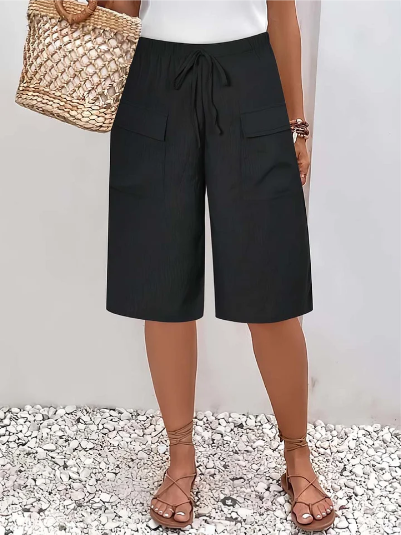 Maya™ | Soft-Touch Drawstring Shorts