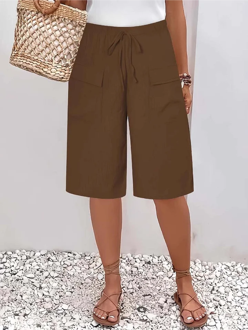 Maya™ | Soft-Touch Drawstring Shorts