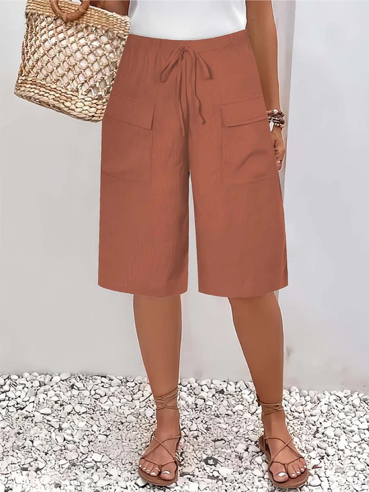 Maya™ | Soft-Touch Drawstring Shorts