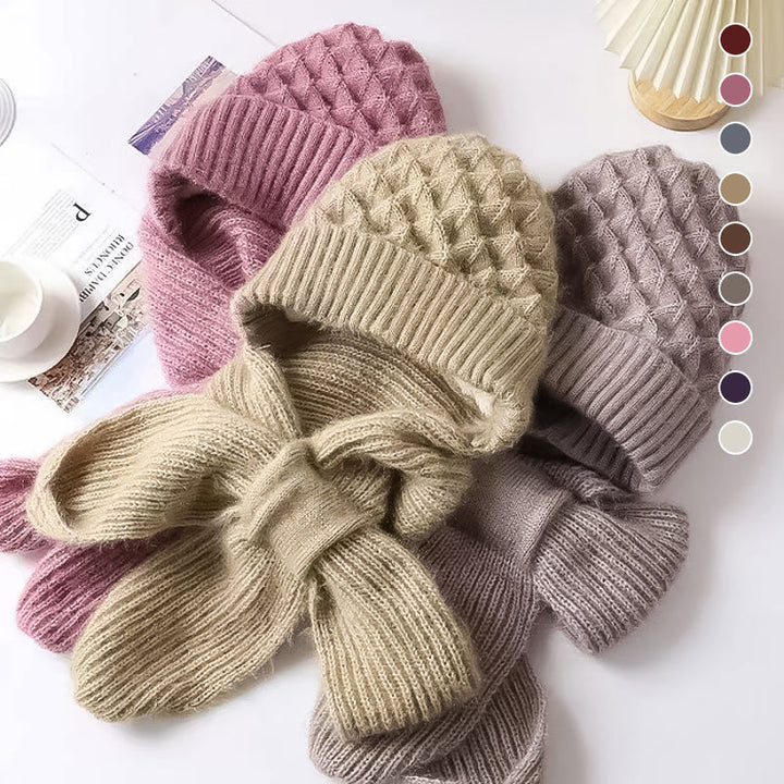 Marie-Claire™ | Warm and Elegant Beanie & Scarf Set