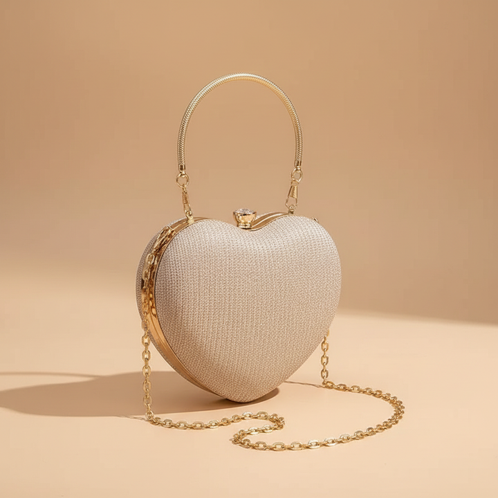 Isabella™ | Heart-Shaped Metal Handbag