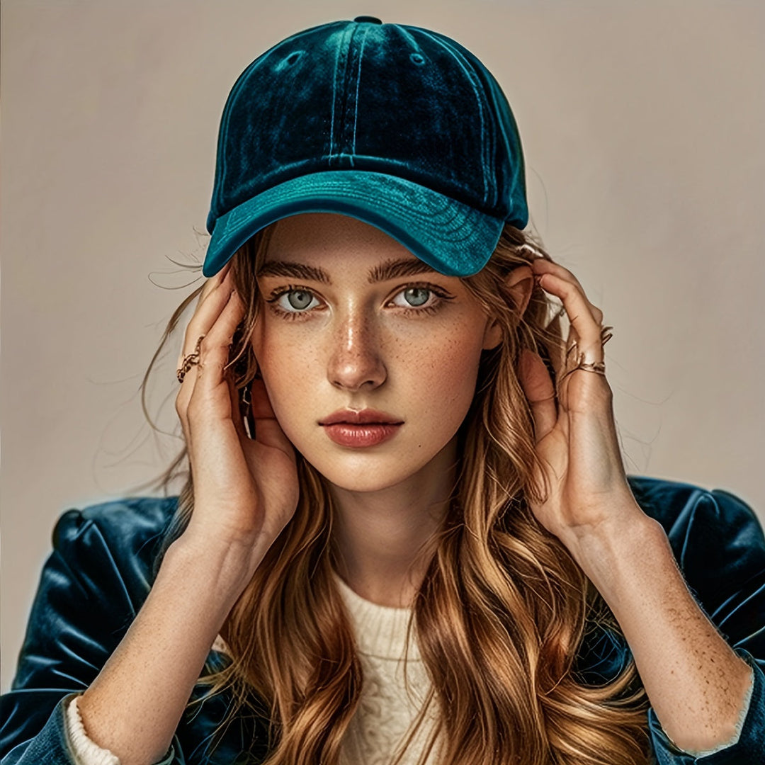 Crushed Velvet Heritage Cap