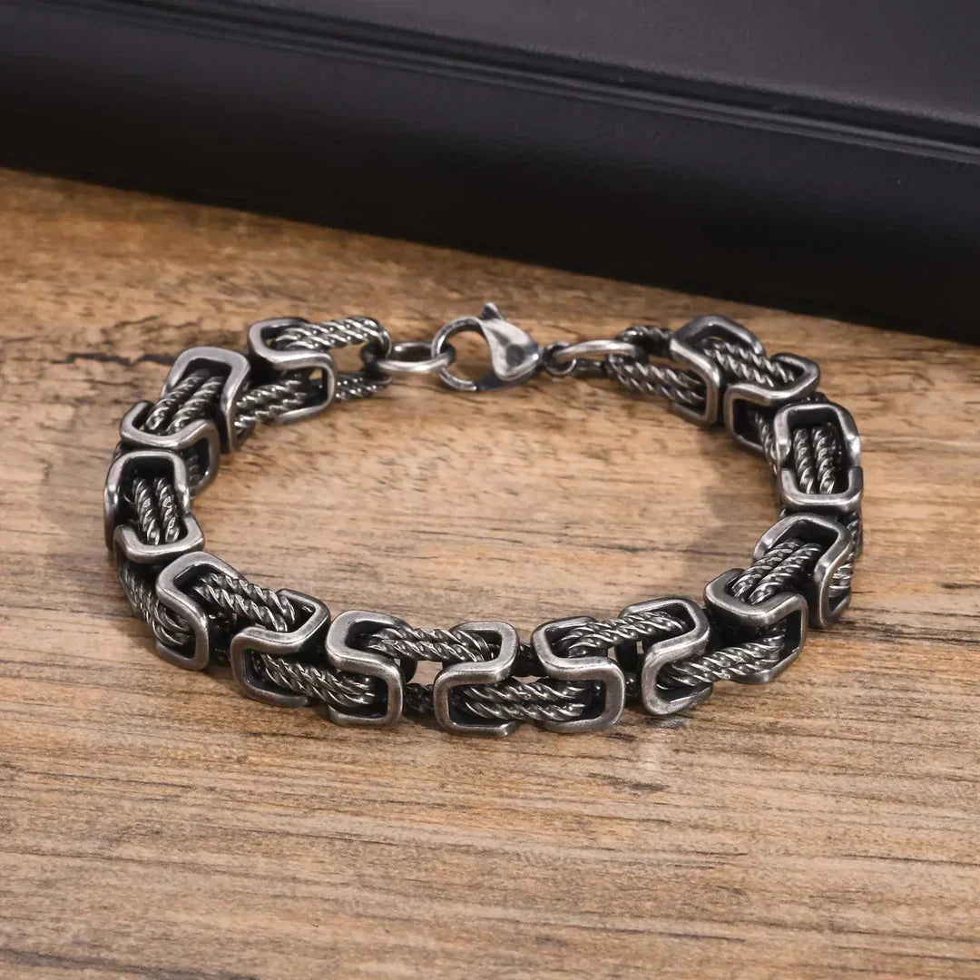 Byzantine Cable-Link Bracelet