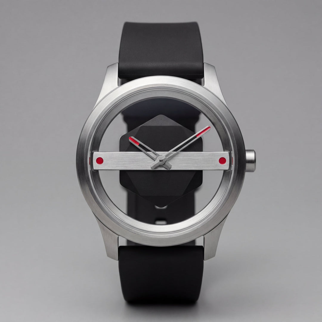Obsidian Facet Timepiece