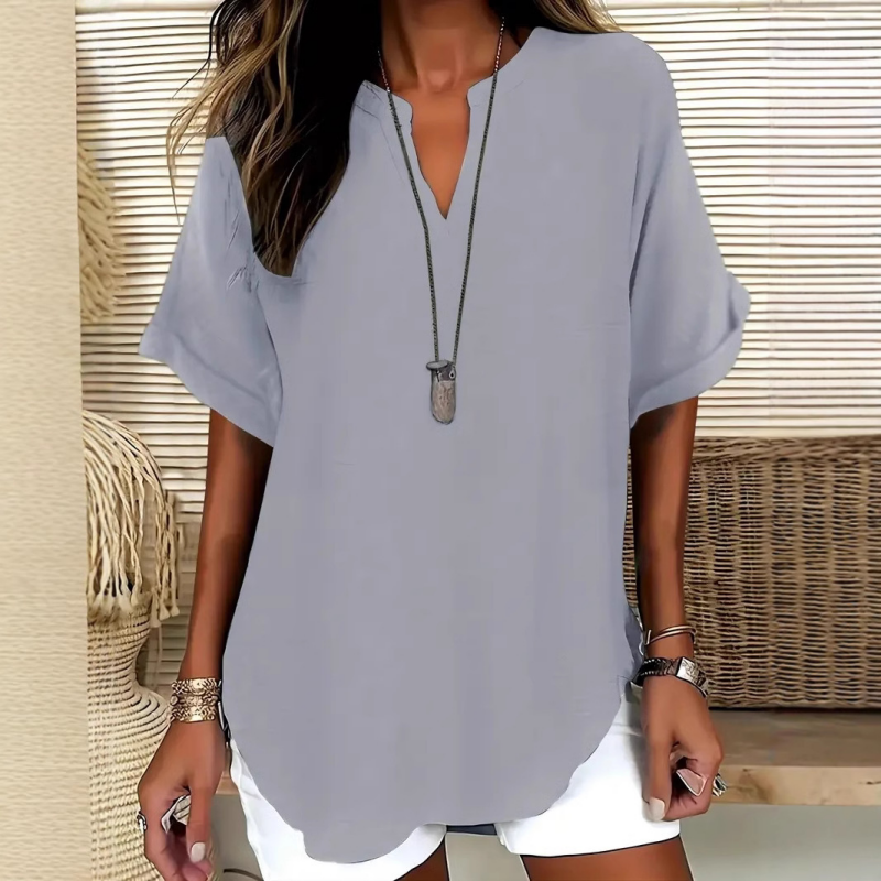 Lena™ | Lightweight V-Neck Top