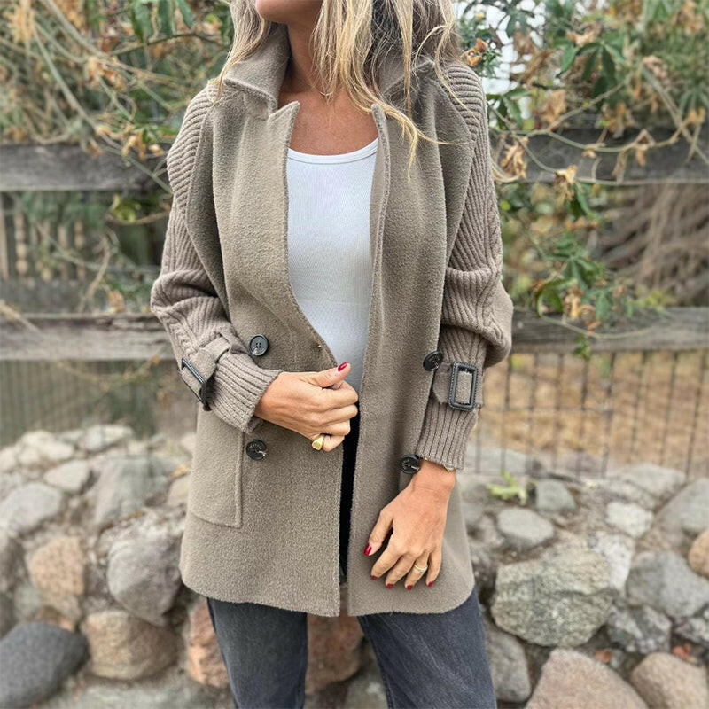 Coralya™ | Mid-Length Double-Breasted Coat