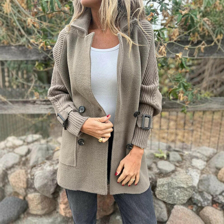 Coralya™ | Mid-Length Double-Breasted Coat