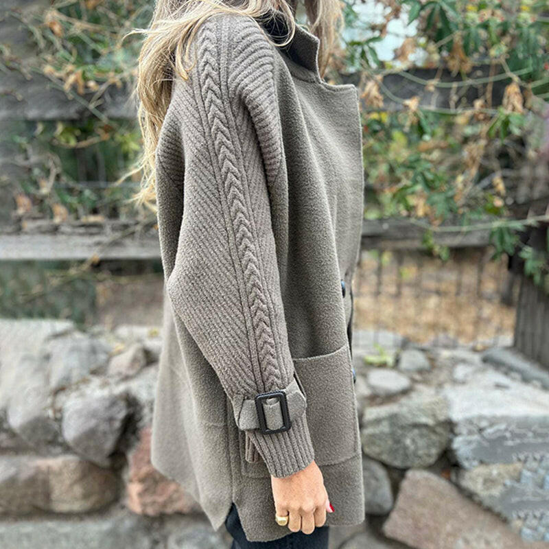 Coralya™ | Mid-Length Double-Breasted Coat