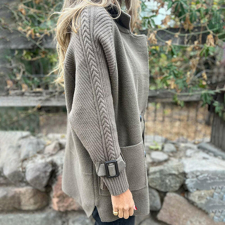 Coralya™ | Mid-Length Double-Breasted Coat