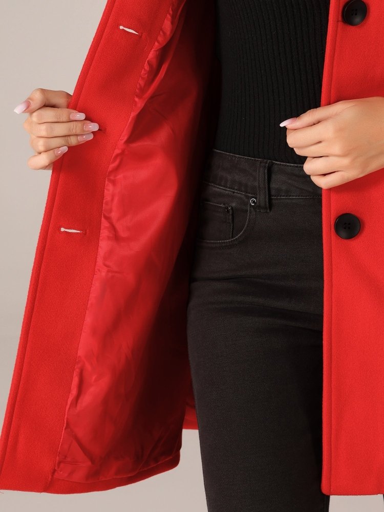Helena™ | Winter Coat With One Button